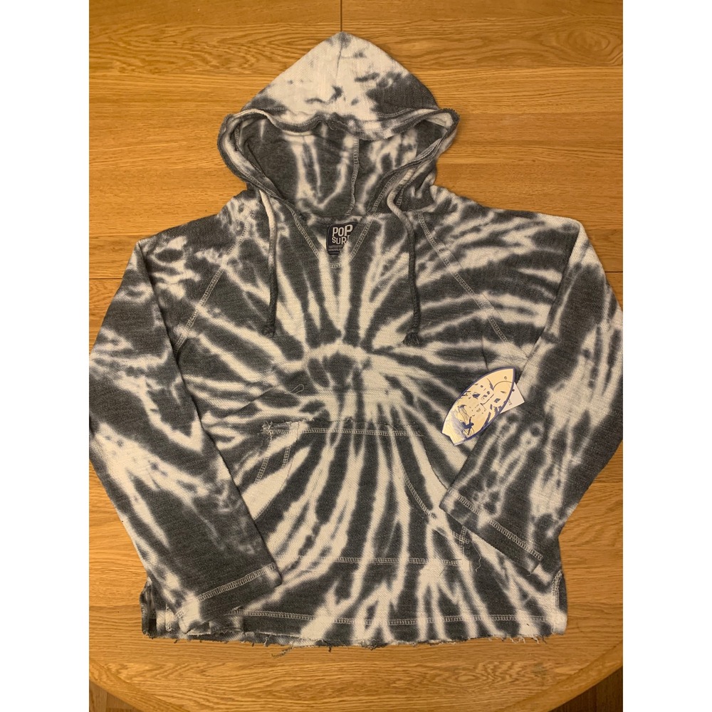 POP Surf Black White Hoodie Youth XL